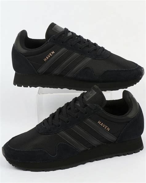 adidas men's black sneakers|adidas all black shoes men.